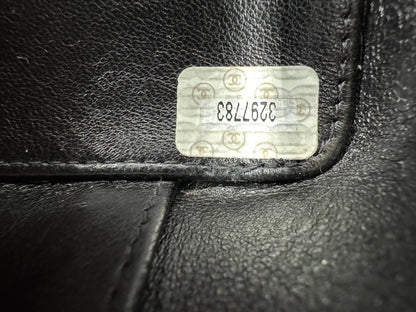 Chanel 1994-96 Black Patent Leather Large Vanity Case