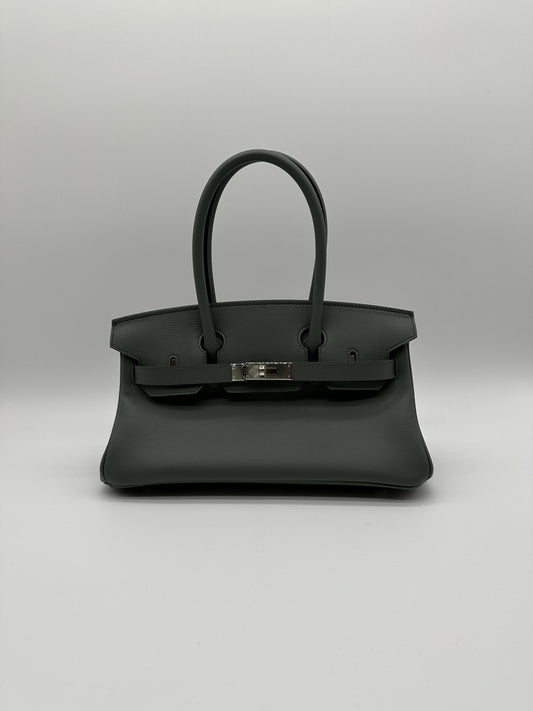 Hermès Birkin Shoulder 29 Vert Amande Evercolor PHW K 2025