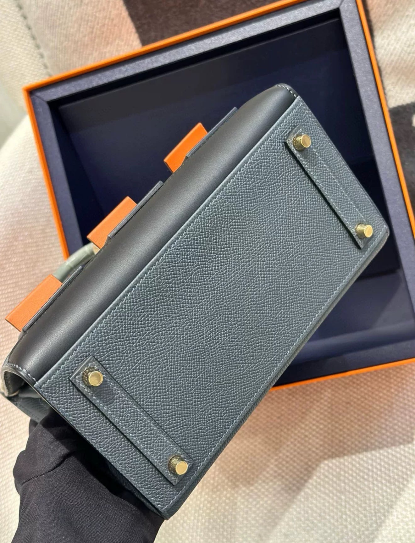 Hermes Birkin 20 Faubourg Rainy Days Gris Misty – Wararni.com