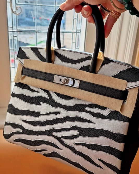 Limited Edition Hermes Birkin 30 Zebra (Brand new 2026, only one in the world)