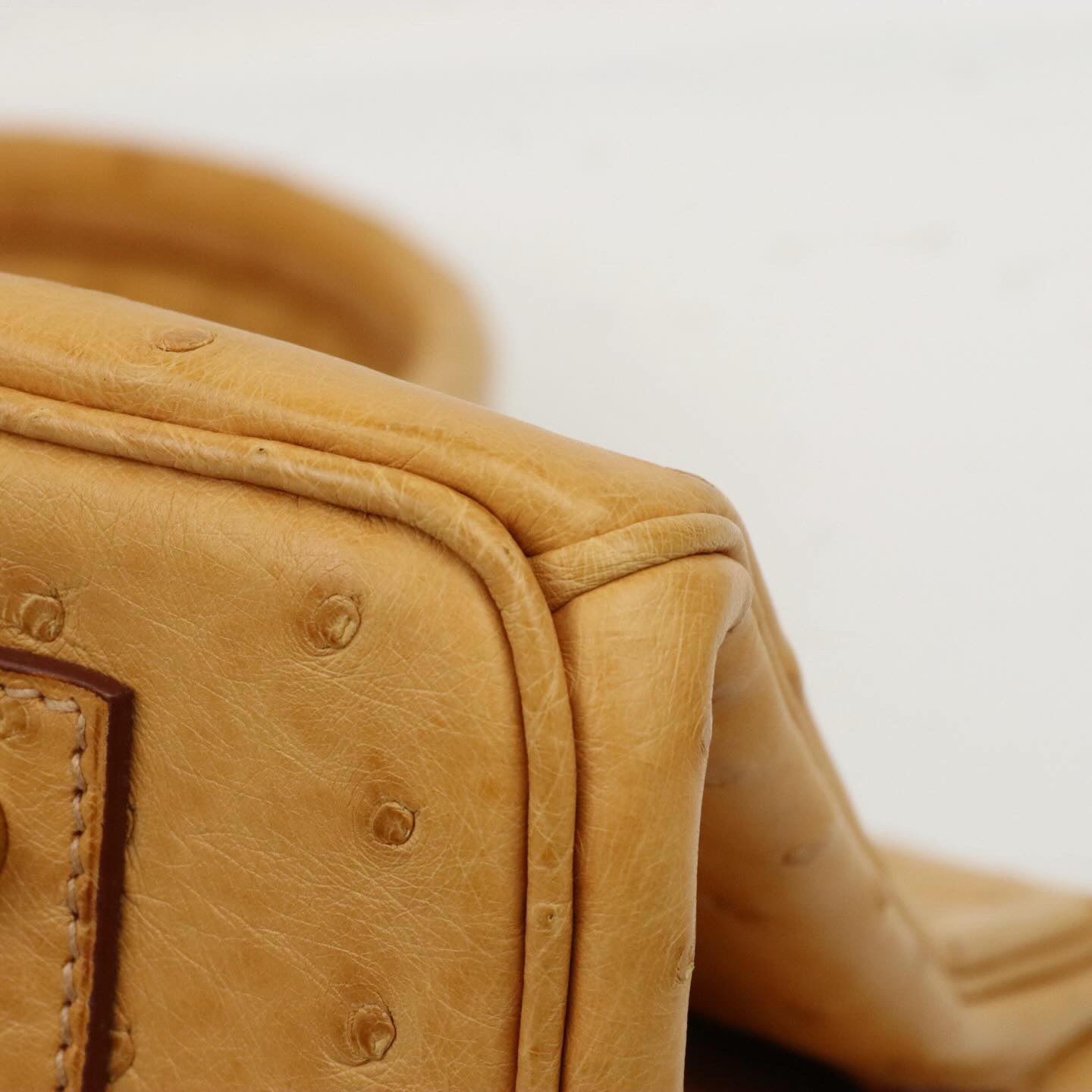 Hermes JPG Birkin Shoulder Natural Sable ostrich leather gold hardware