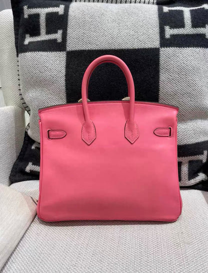 Hermes Birkin 25 Rose Pink Swift Leather With Gold Hardware handbag