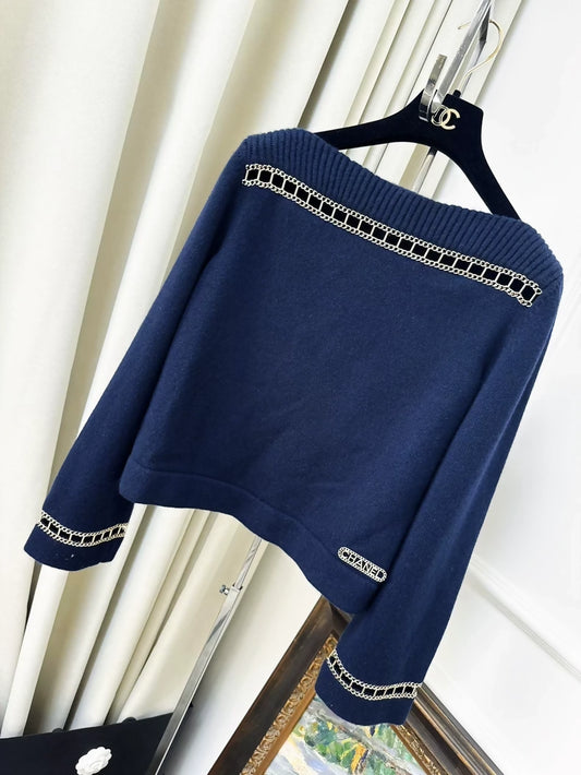 Chanel 20C blue top