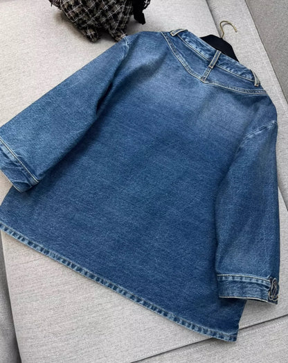 Chanel 24S denim pullover