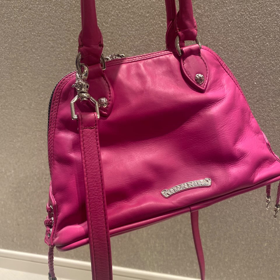 chrome Hearts JJ-Dean pink leather Bag