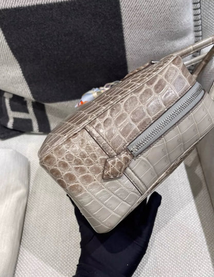 Hermes Plume 28 Bag Gris Cendre Himalaya Gray Very Rare