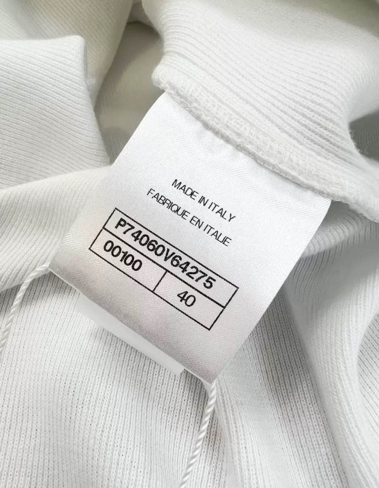 Chanel 23C F1 white dress