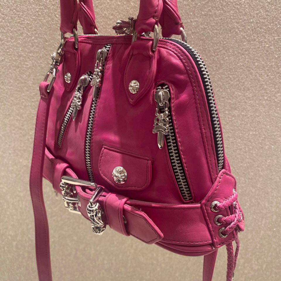 chrome Hearts JJ-Dean pink leather Bag
