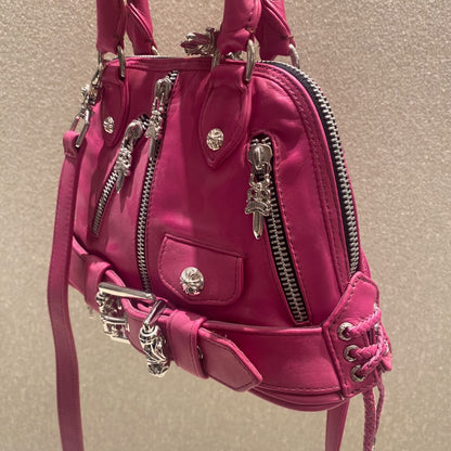 chrome Hearts JJ-Dean pink leather Bag