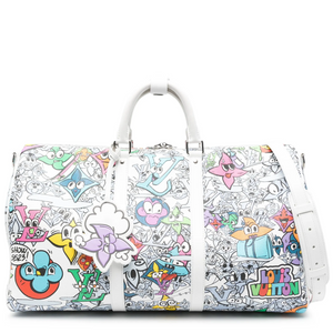 Louis Vuitton Comic Book Monogram Canvas Keepall Bandoulière 50