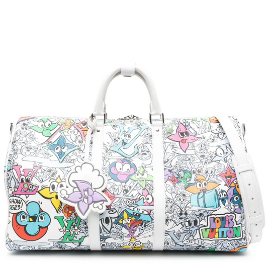 Louis Vuitton Comic Book Monogram Canvas Keepall Bandoulière 50