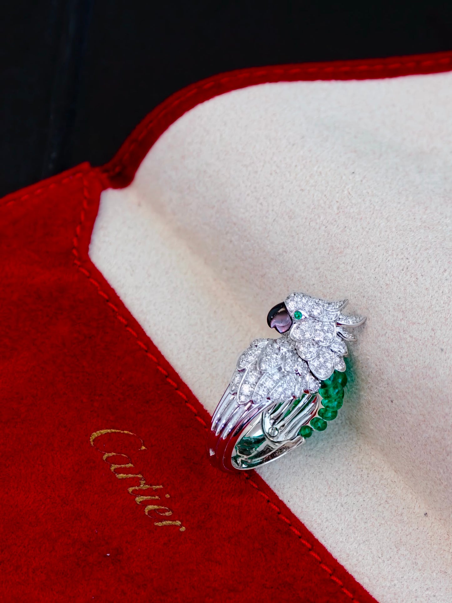 Cartier High Jewelry Fauna & Flora Collection Parrot Ring