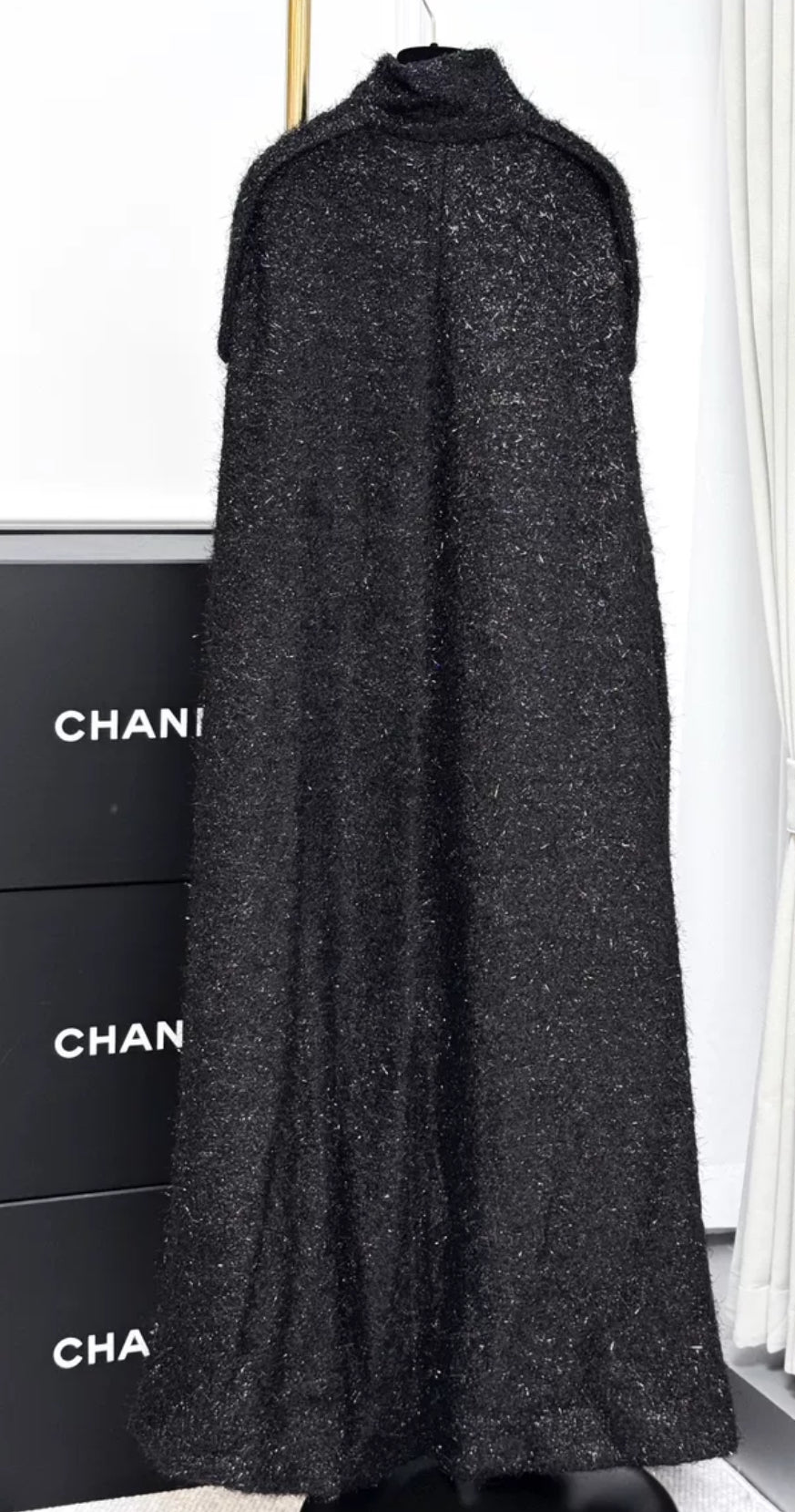 Chanel 19k Black Cape