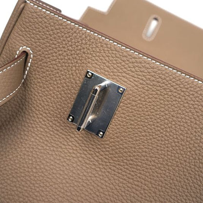 Hermes Etoupe Voyage Kelly 50 Bag