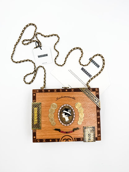 Chanel 2017 Havana By The Night Coco Cuban Cigar Box Minaudière