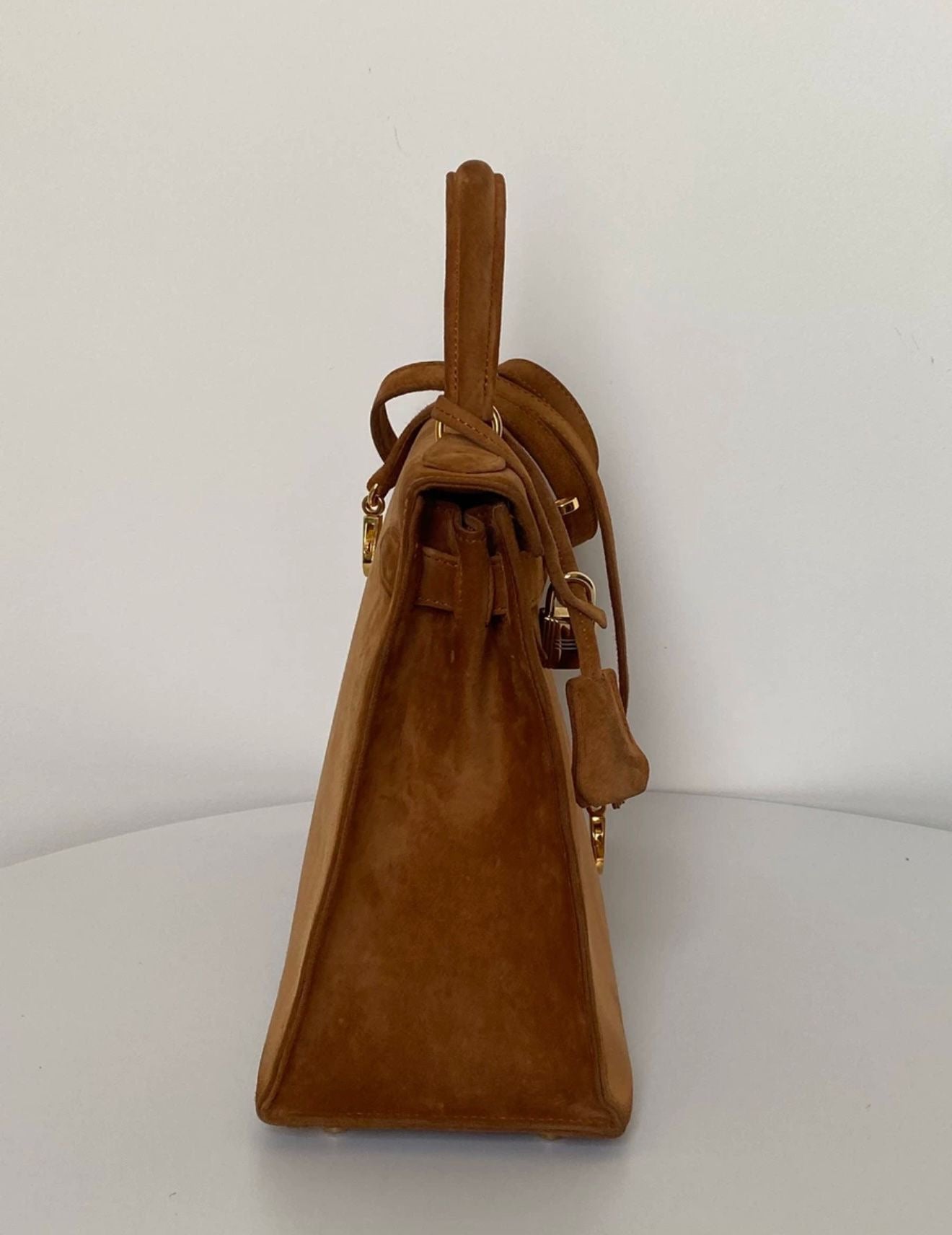 Hermes kelly 28 gold Doblis leather with gold hardware