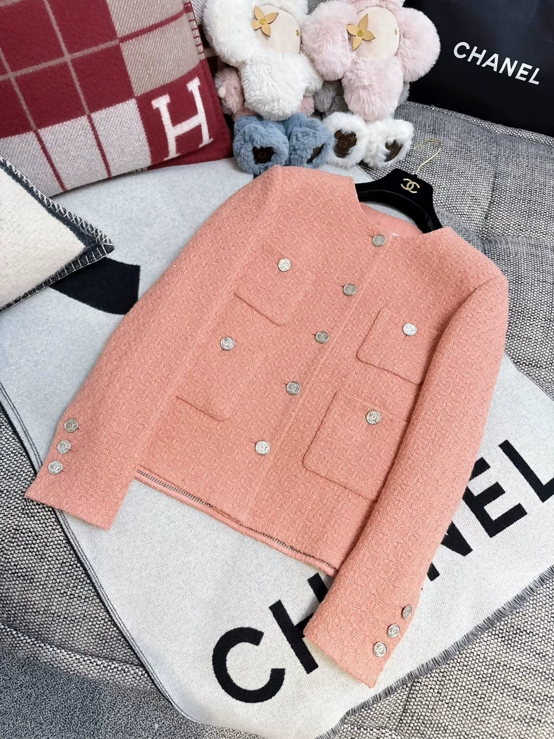 Chanel 21P light pink tweed jacket – Wararni.com