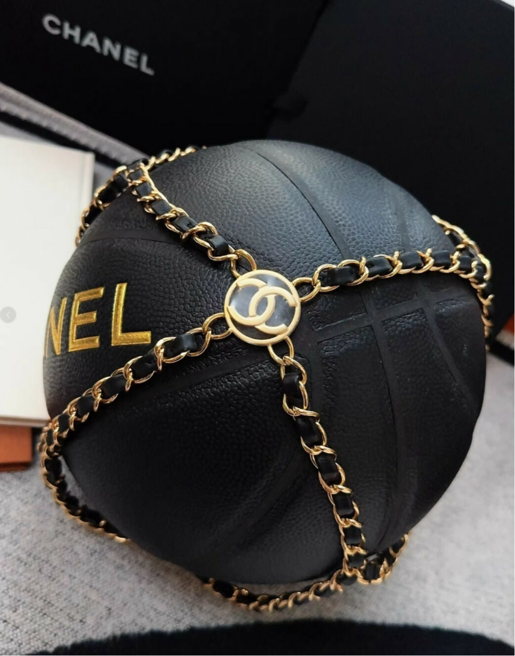 Chanel black basketball