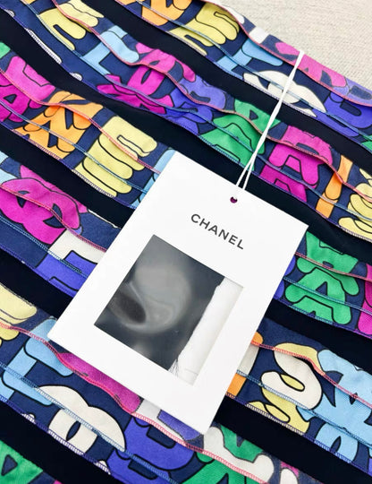 Chanel 21K rainbow logo skirt size 38