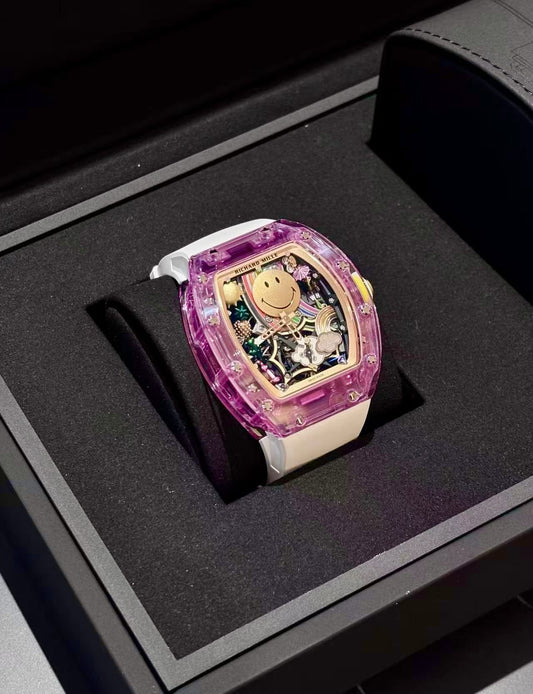 Richard Mille RM88 Smiley Sapphire pink