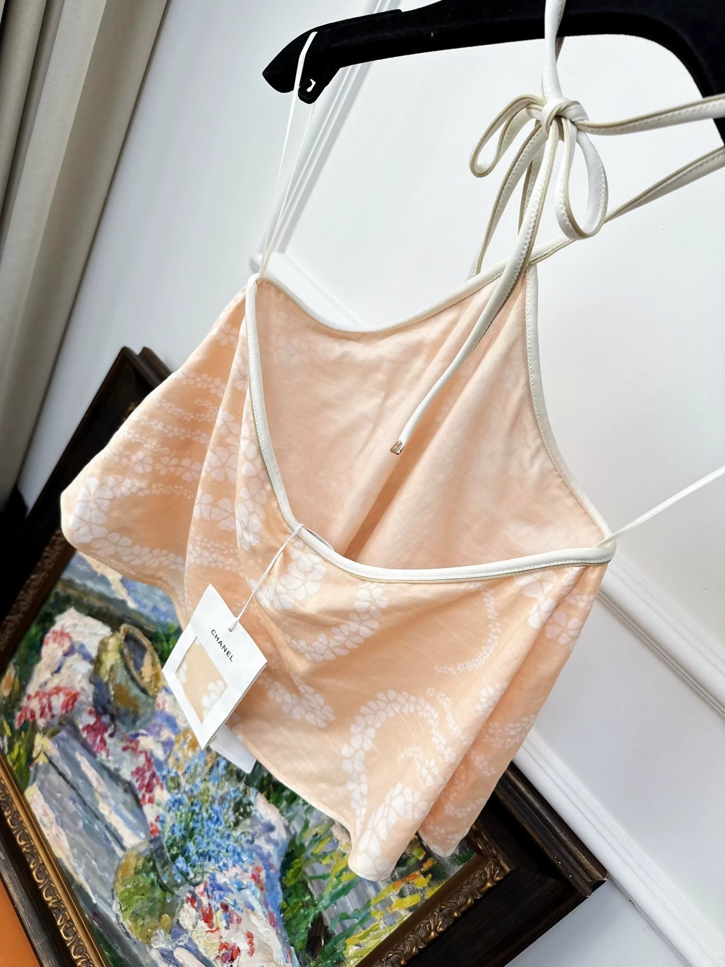 Chanel 25M coco beach orange top
