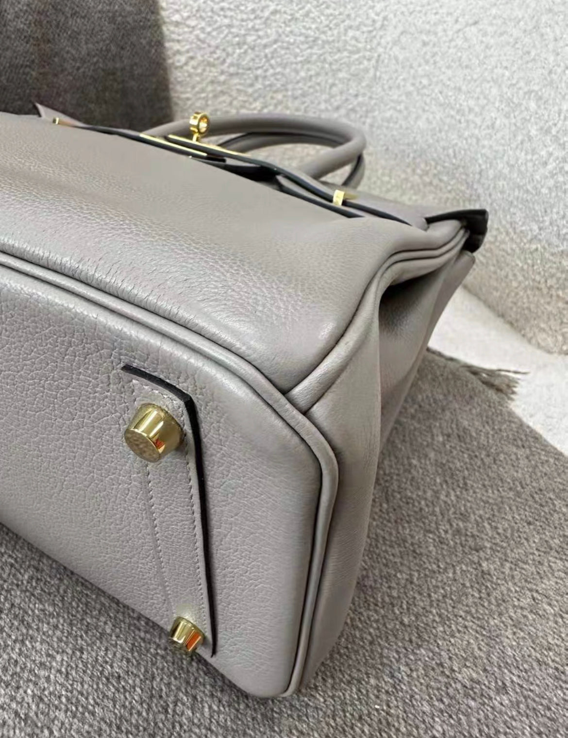 Hermès Birkin 30 Gris Togo Leather Palladium Hardware