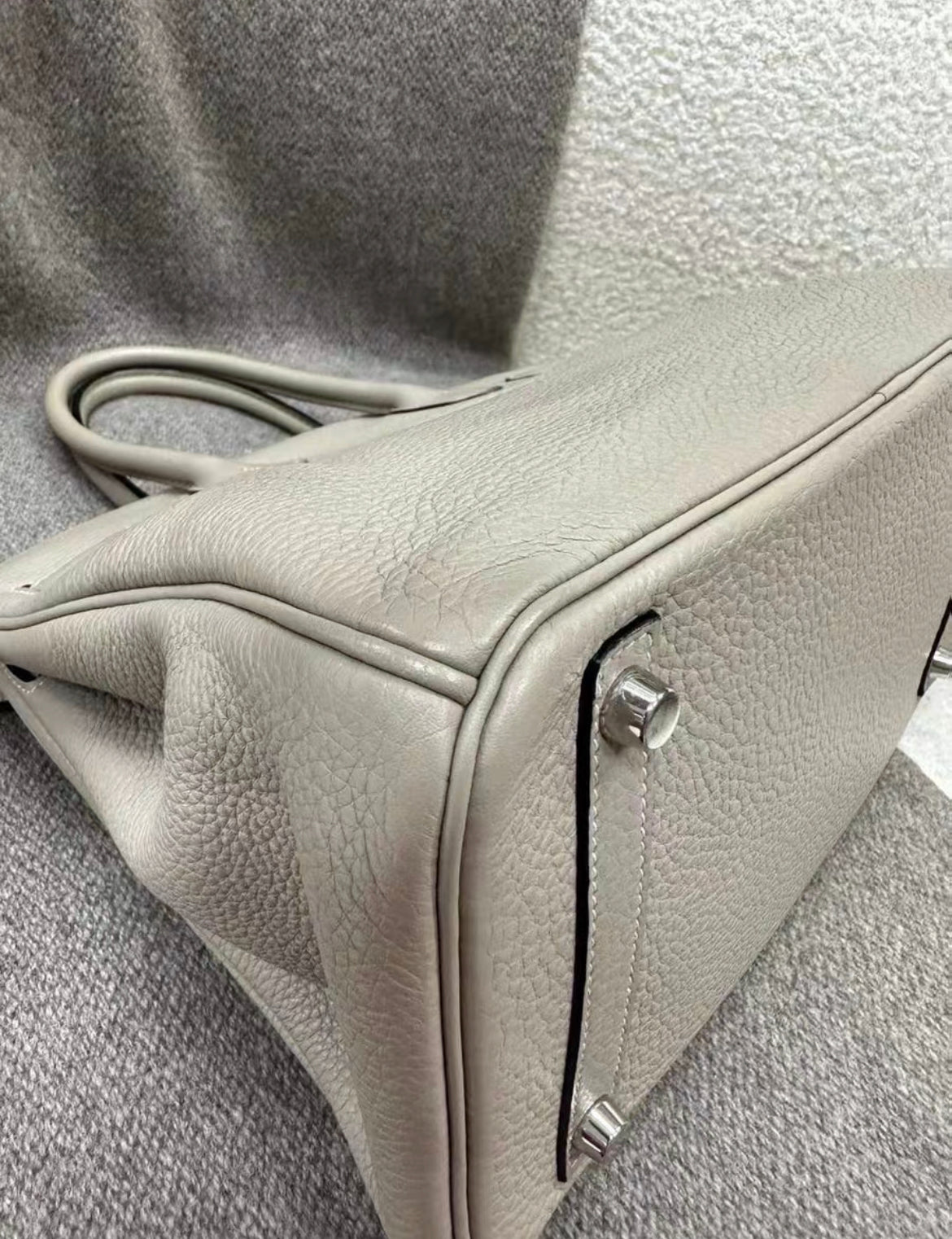 Hermès Birkin 30 Gris Meyer Clemence Palladium Hardware