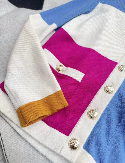 Chanel 20K colourful cashmere cardigan