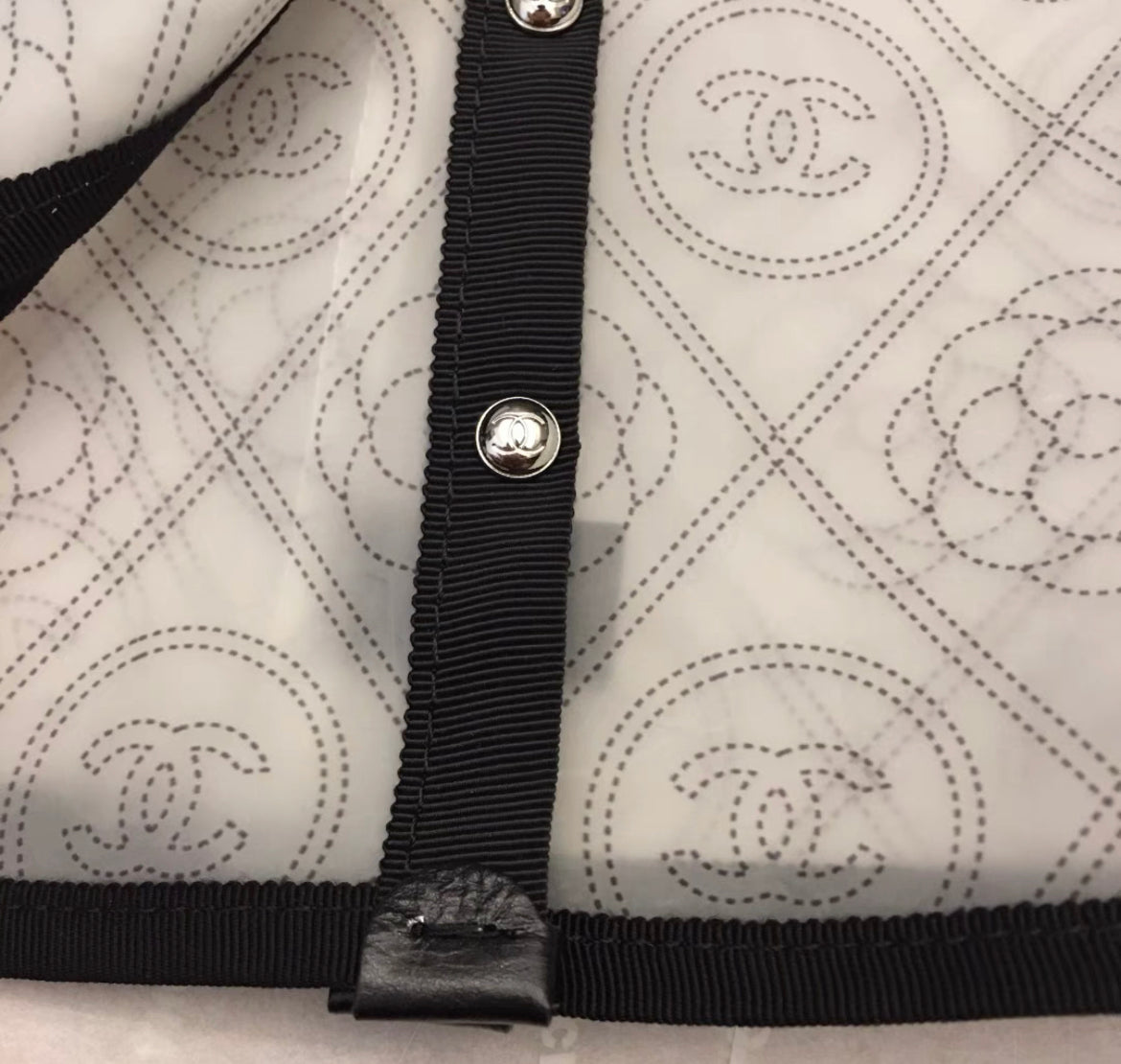 Chanel Camellia Handbag Raincoat Printed PVC – Wararni.com