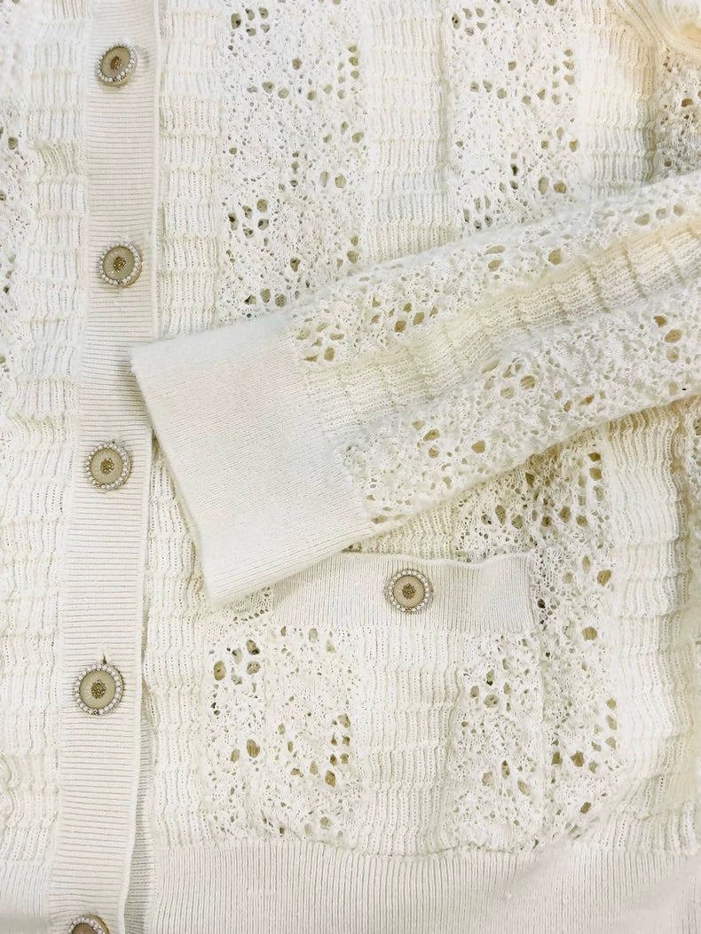 Chanel 25A cashmere cardigan