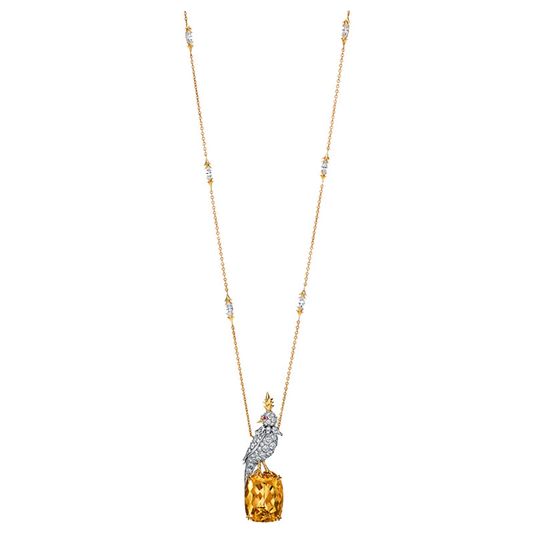Tiffany & Co. Schlumberger Bird on a Rock Necklace