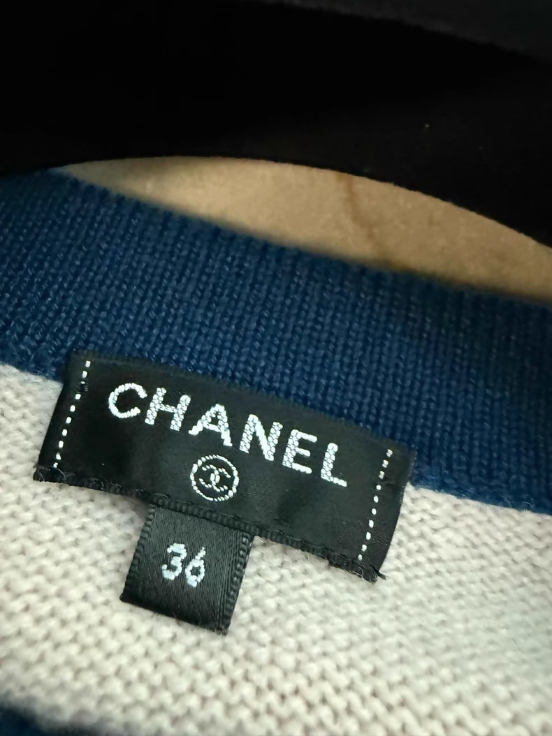 Chanel 21C 100% Cashmere Classic Cardigan