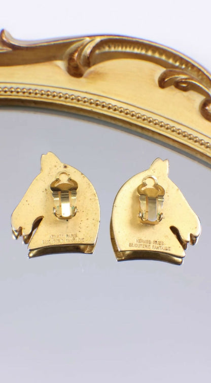 Hermes Horse Head Ear Clip