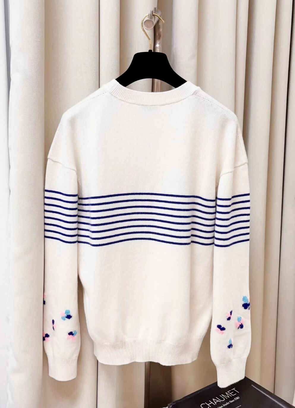 Chanel 24P ecru sweater
