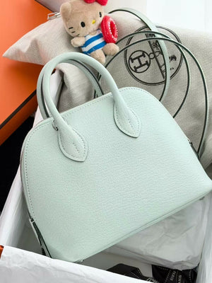 Hermès Mini Bolide Vert Menthe (N3) / Mint Green Leather