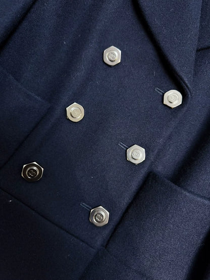 Chanel 18A Navy Blue Jacket