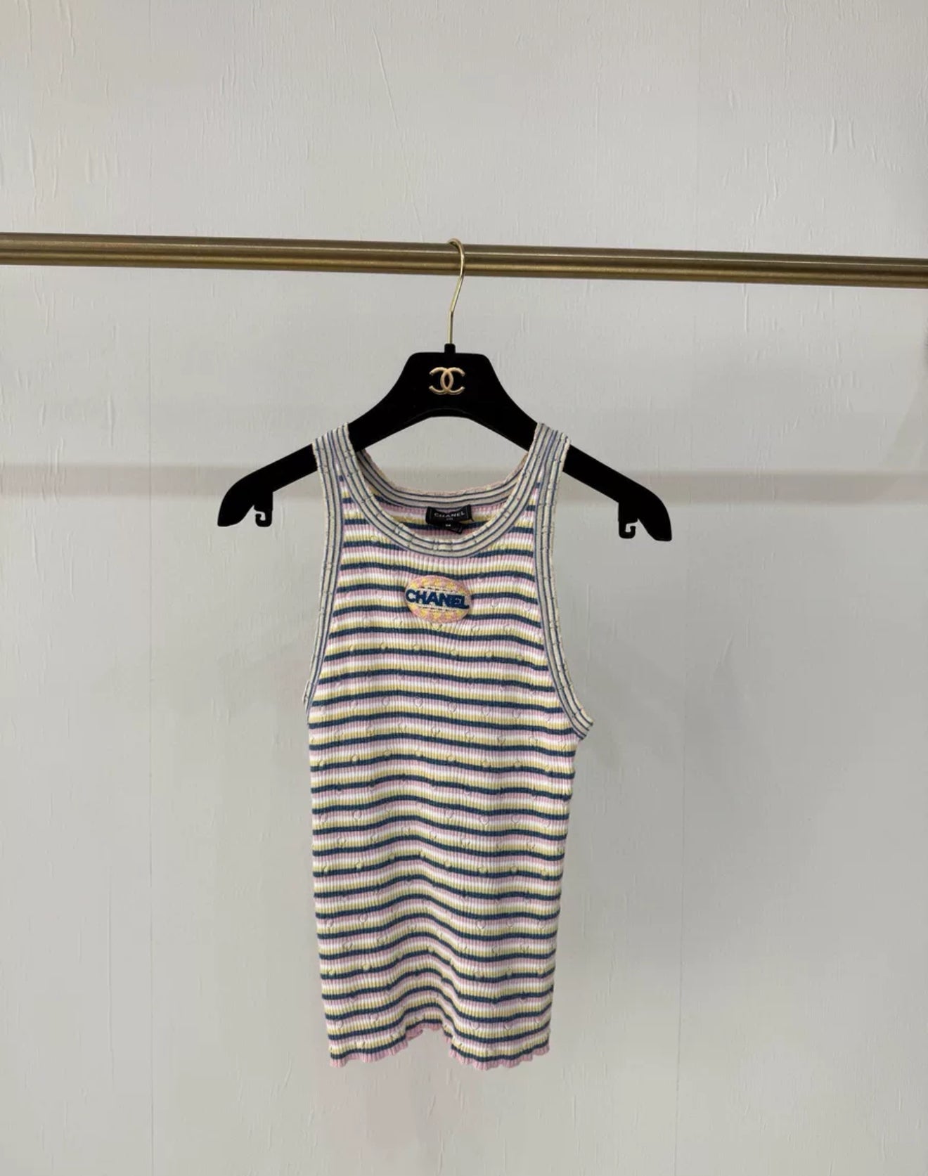 Chanel 25P striped top