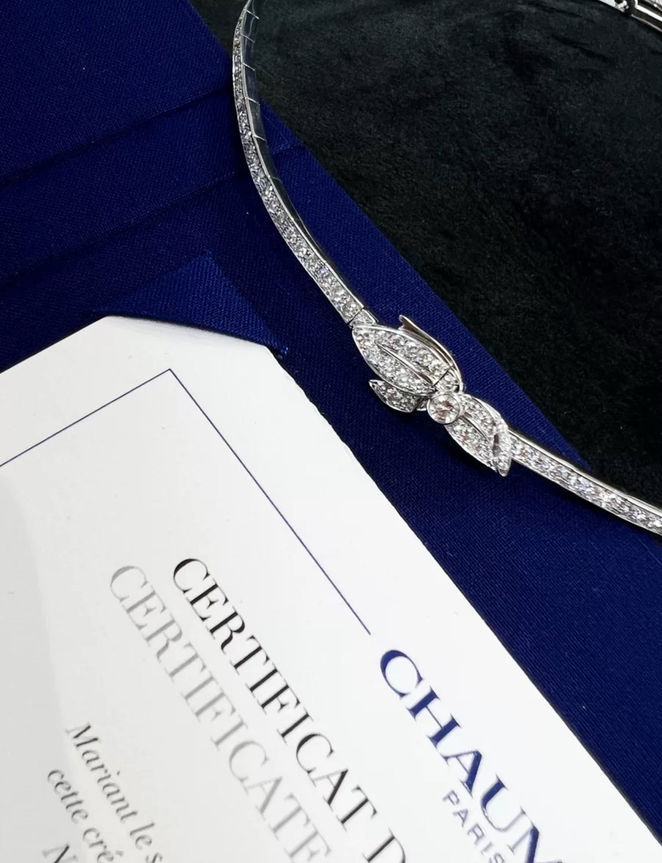 Chaumet LAURIER NECKLACE White gold, diamonds