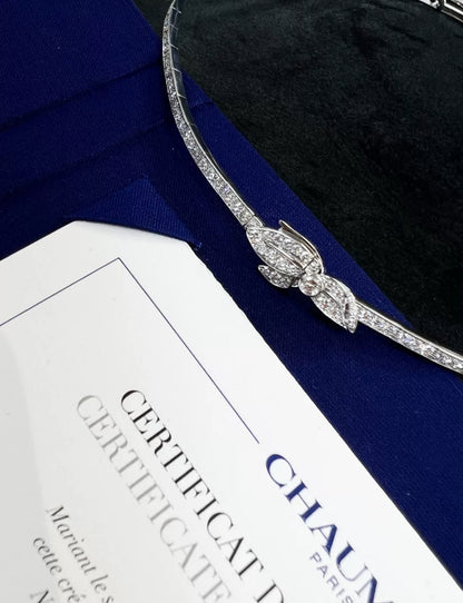 Chaumet LAURIER NECKLACE White gold, diamonds