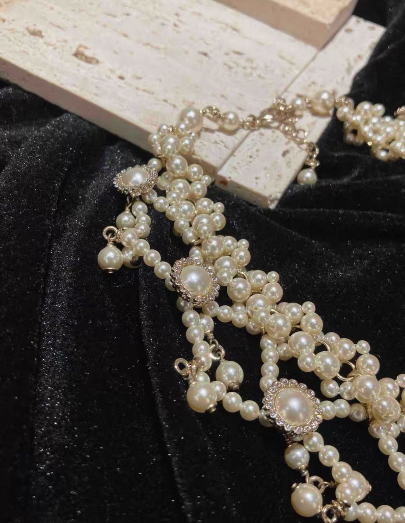 Chanel 2016 Multilayer Pearl Necklace