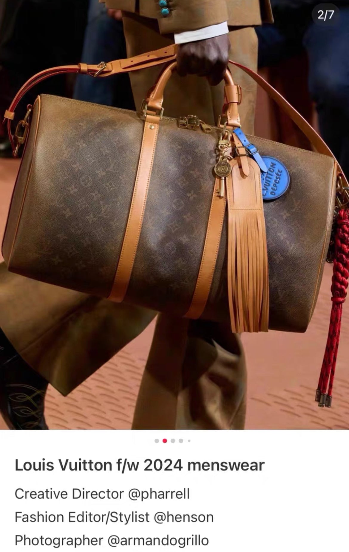 Louis Vuitton 2024 Keepall Bandoulière 50