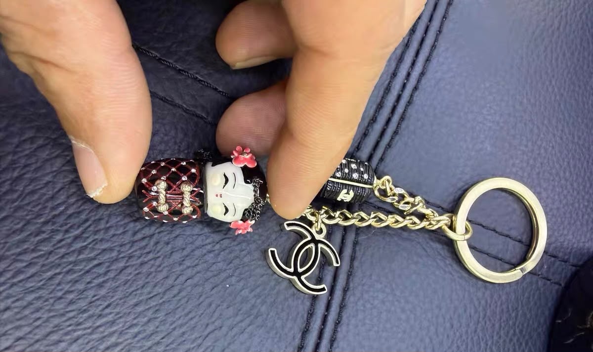 Chanel 10A Paris Shanghai Matryoshka Doll Keychain Charm   — Ultra-Rare Collector Piece