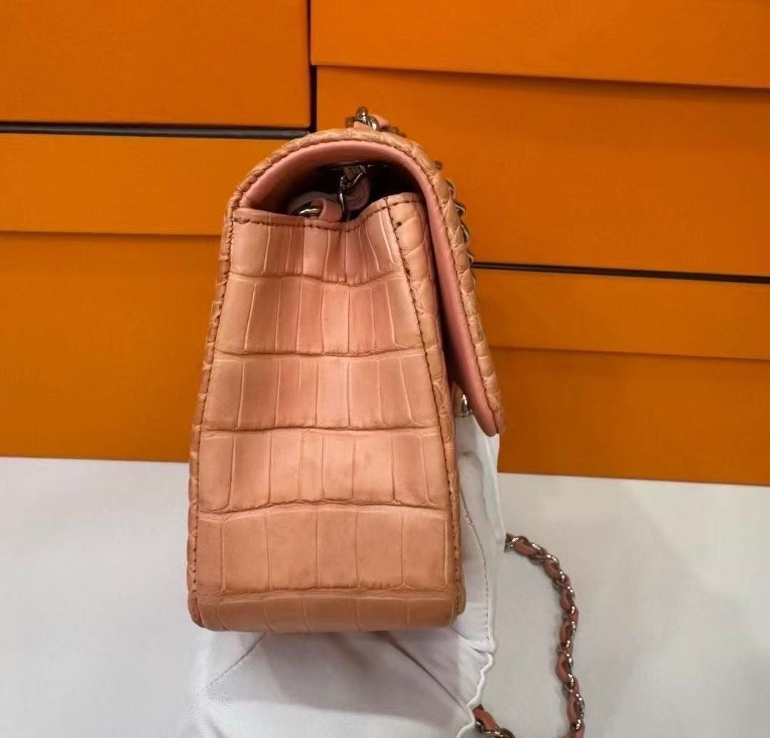 Chanel matte Alligator mini Flap Bag