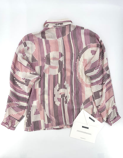 Chanel 23B Pink & White Shirt