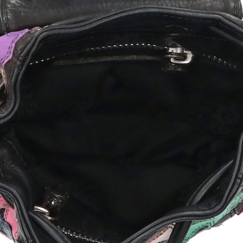Chrome Hearts Multi-Cross Patch Leather Backpack with Dagger IGGY MINI MULTI IGGY MINI