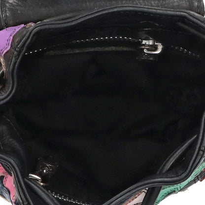 Chrome Hearts Multi-Cross Patch Leather Backpack with Dagger IGGY MINI MULTI IGGY MINI