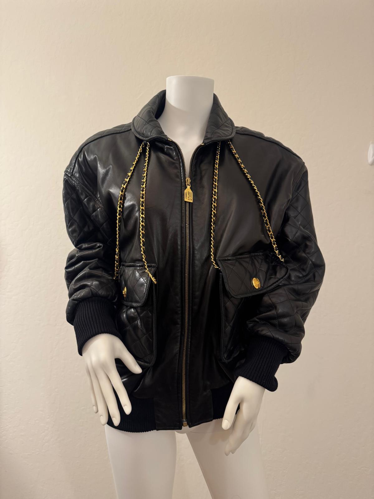 Iconic Vintage Chanel Bomber jacket