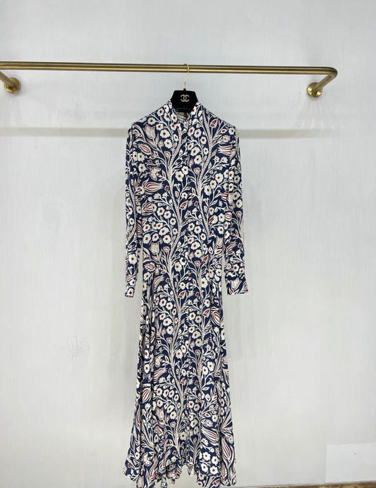 Loro piana 24SS retro long dress size 36