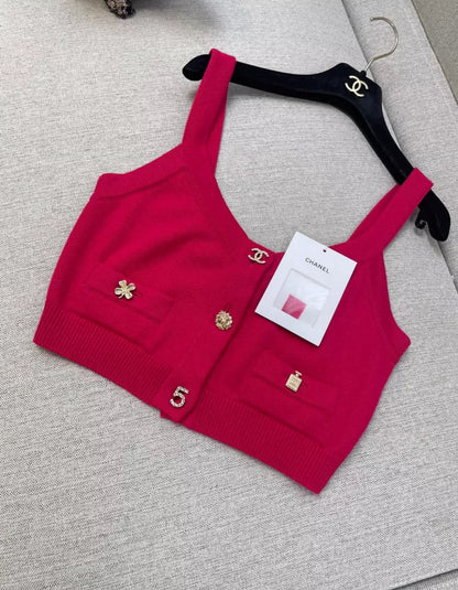 Chanel 22B Fuchsia Top