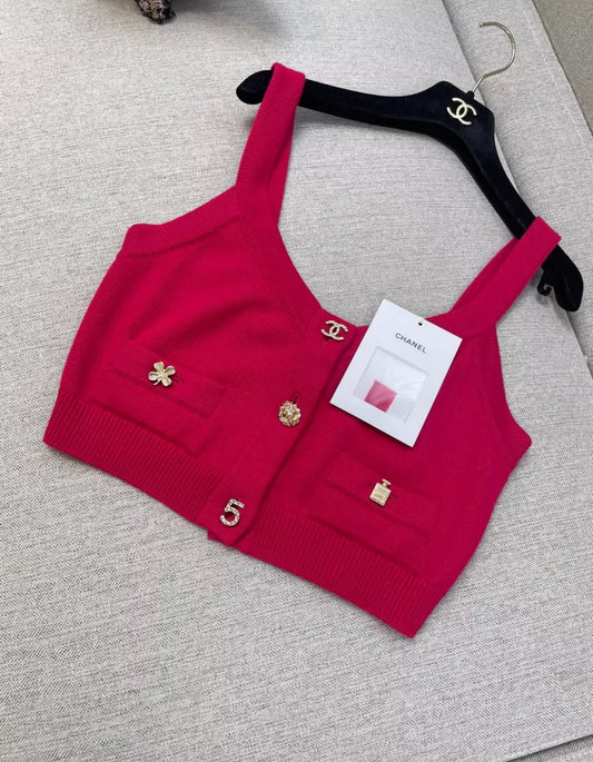 Chanel 22B Fuchsia Top